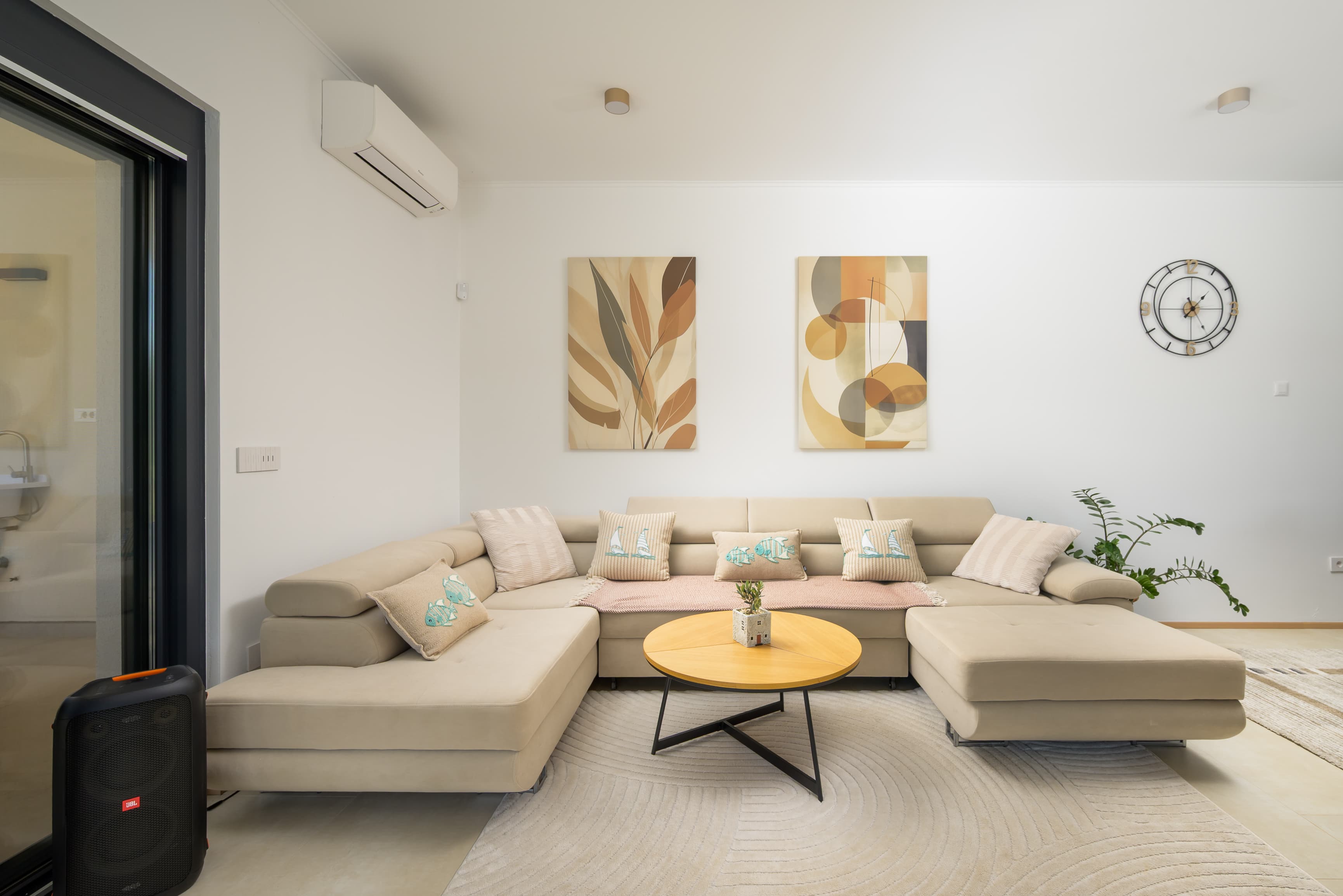 Living room seating area